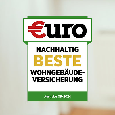 Euro Siegel - Beste nachhaltige Wohngebäudeversicherung